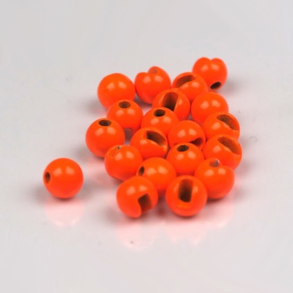Головки TFF Tungsten Beads Slotted Fl Orange 4.5mm 0.75g 10pcs фото